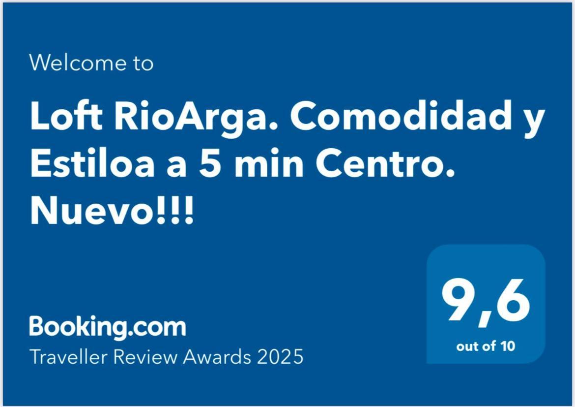 Loft Rioarga. Comodidad Y Estiloa A 5 Min Centro. Nuevo!!! Pamplona Dış mekan fotoğraf